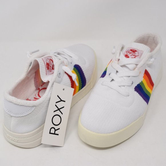Roxy Shoes - Roxy Rainbow Stripe Cannon Knit Shoe Women 8.5 New